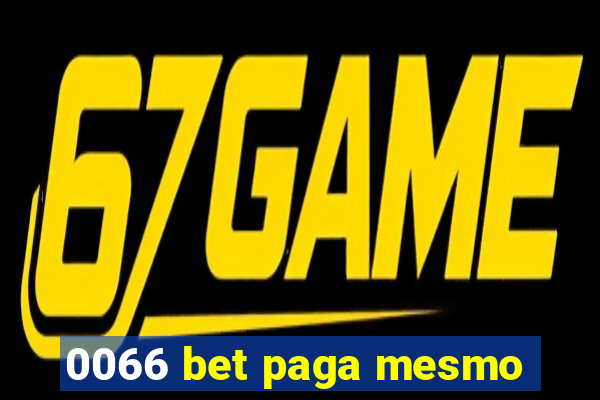0066 bet paga mesmo